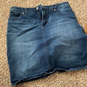 Nine West Jean Mini Skirt Size 14